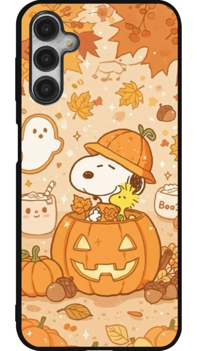 Samsung Galaxy A14 5G Case Hülle - Silikon schwarz Halloween 2026 Snoopy Halloween