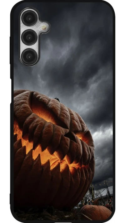 Samsung Galaxy A14 5G Case Hülle - Silikon schwarz Halloween 2026 The Wicked Pumpkin