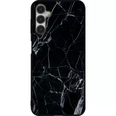 Coque Samsung Galaxy A14 5G - Silicone rigide noir Marble Black 01