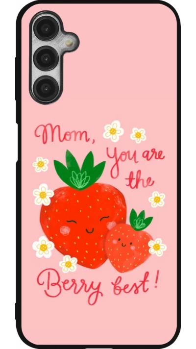 Coque Samsung Galaxy A14 5G - Silicone rigide noir Mom 2026 Berry best
