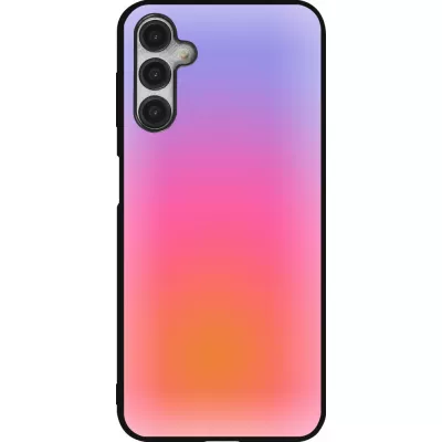 Samsung Galaxy A14 5G Case Hülle - Silikon schwarz Orange Pink Blue Gradient