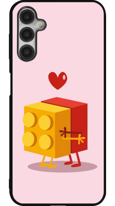Coque Samsung Galaxy A14 5G - Silicone rigide noir Saint Valentines Day 26 Puzzle