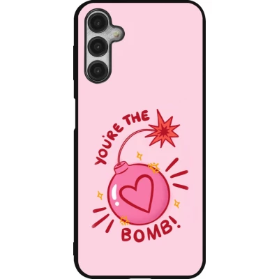 Coque Samsung Galaxy A14 5G - Silicone rigide noir Saint Valentines Day 26 You are the bomb