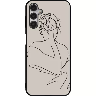 Samsung Galaxy A14 5G Case Hülle - Silikon schwarz Salnikova 05