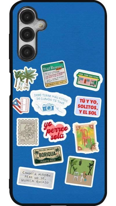 Coque Samsung Galaxy A14 5G - Silicone rigide noir Seals of the Dominican Republic DTMF