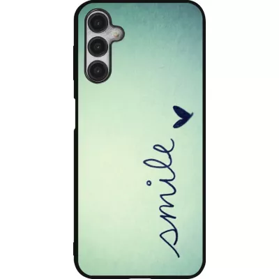 Coque Samsung Galaxy A14 5G - Silicone rigide noir Smile