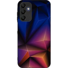 Samsung Galaxy A15 Case Hülle - Silikon schwarz Abstract Triangles 