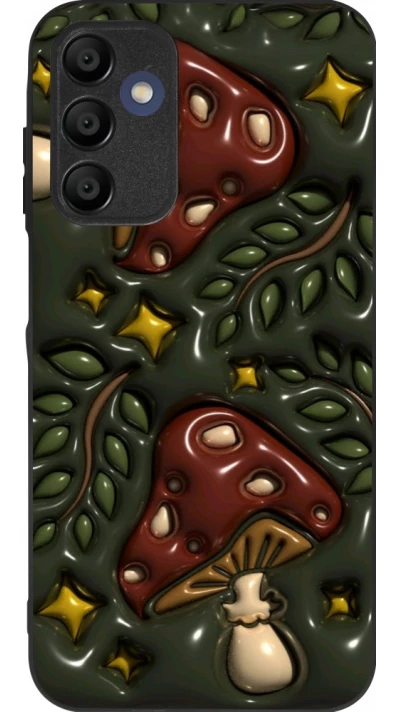 Coque Samsung Galaxy A15 - Silicone rigide noir Autumn 26 3D mushrooms