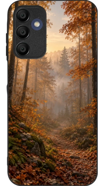 Coque Samsung Galaxy A15 - Silicone rigide noir Autumn 26 Autumn walk