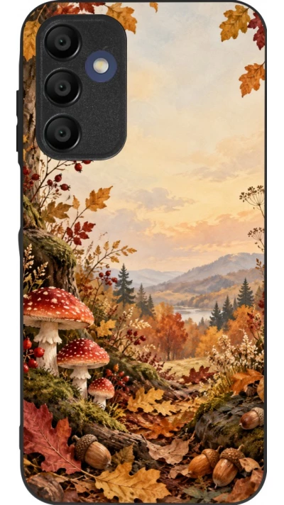Coque Samsung Galaxy A15 - Silicone rigide noir Autumn 26 Illustrated Autumn