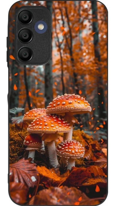Coque Samsung Galaxy A15 - Silicone rigide noir Autumn 26 Mushrooms in the woods