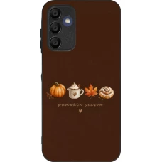 Coque Samsung Galaxy A15 - Silicone rigide noir Autumn 26 Pumpkin season