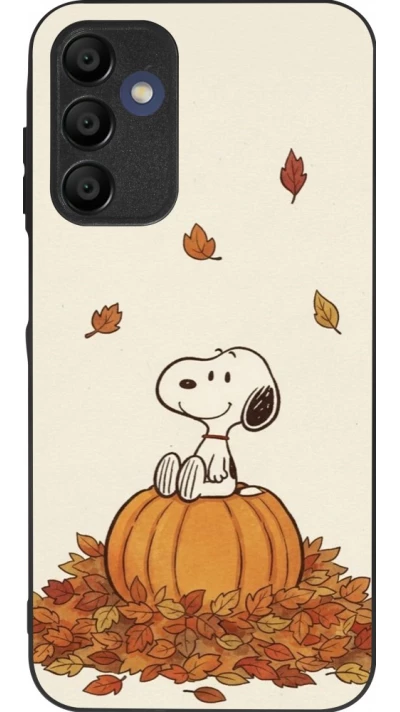 Coque Samsung Galaxy A15 - Silicone rigide noir Autumn 26 Snoopy autumn