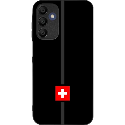 Coque Samsung Galaxy A15 - Silicone rigide noir Canton CH noir