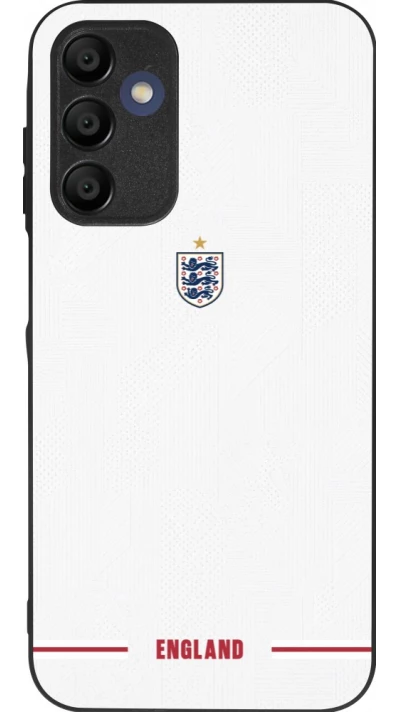 Coque Samsung Galaxy A15 - Silicone rigide noir Maillot de football Angleterre 2026 personnalisable