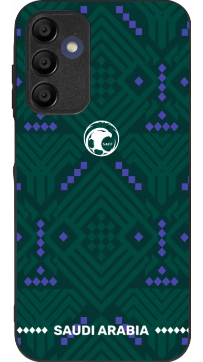 Coque Samsung Galaxy A15 - Silicone rigide noir Maillot de football Arabie saoudite 2026 personnalisable