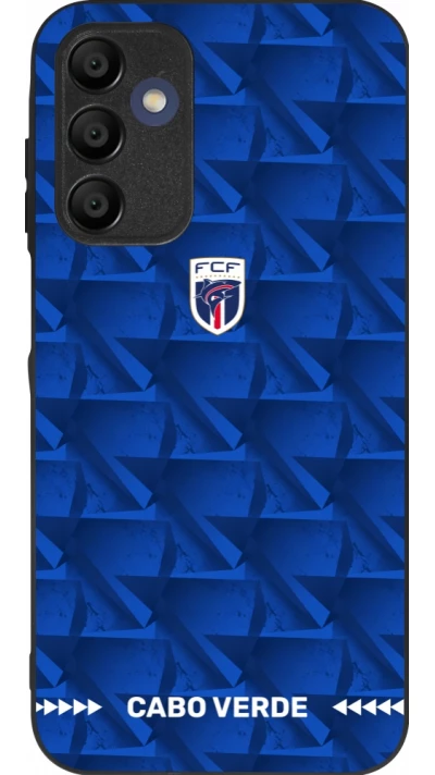 Coque Samsung Galaxy A15 - Silicone rigide noir Maillot de football Cap-Vert 2026 personnalisable