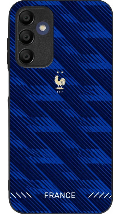 Coque Samsung Galaxy A15 - Silicone rigide noir Maillot de football France 2026 personnalisable