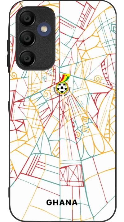 Coque Samsung Galaxy A15 - Silicone rigide noir Maillot de football Ghana 2026 personnalisable