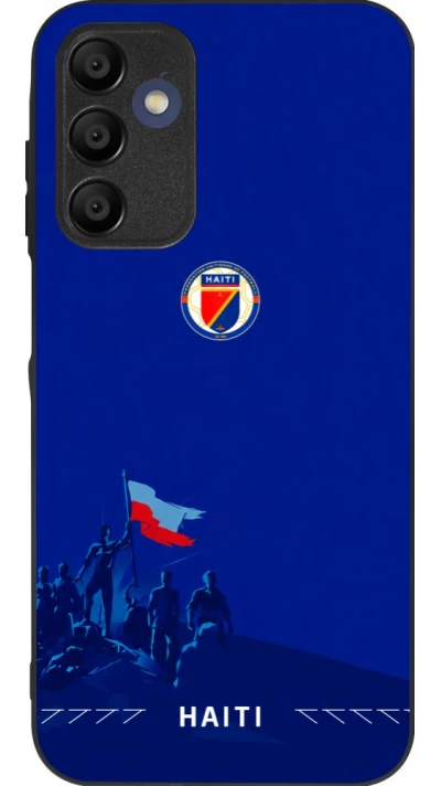 Coque Samsung Galaxy A15 - Silicone rigide noir Maillot de football Haiti 2026 personnalisable