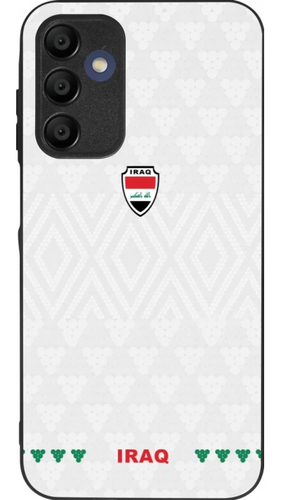 Coque Samsung Galaxy A15 - Silicone rigide noir Maillot de football Irak 2026 personnalisable