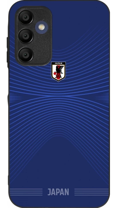 Coque Samsung Galaxy A15 - Silicone rigide noir Maillot de football Japon 2026 personnalisable