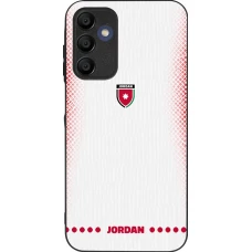 Coque Samsung Galaxy A15 - Silicone rigide noir Maillot de football Jordanie 2026 personnalisable
