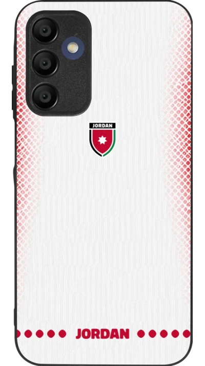 Coque Samsung Galaxy A15 - Silicone rigide noir Maillot de football Jordanie 2026 personnalisable