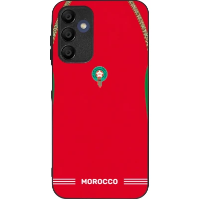 Samsung Galaxy A15 Case Hülle - Silikon schwarz Marokko 2026 personalisierbares Fussballtrikot