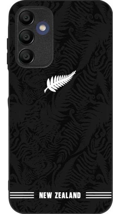 Coque Samsung Galaxy A15 - Silicone rigide noir Maillot de football Nouvelle-Zélande 2026 personnalisable