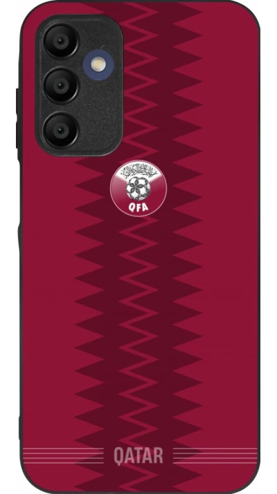 Coque Samsung Galaxy A15 - Silicone rigide noir Maillot de football Qatar 2026 personnalisable