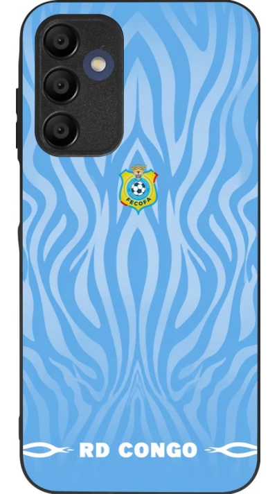 Coque Samsung Galaxy A15 - Silicone rigide noir Maillot de football RD Congo 2026 personnalisable