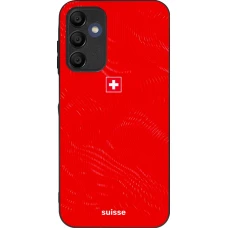 Coque Samsung Galaxy A15 - Silicone rigide noir Maillot de football Suisse 2026 personnalisable