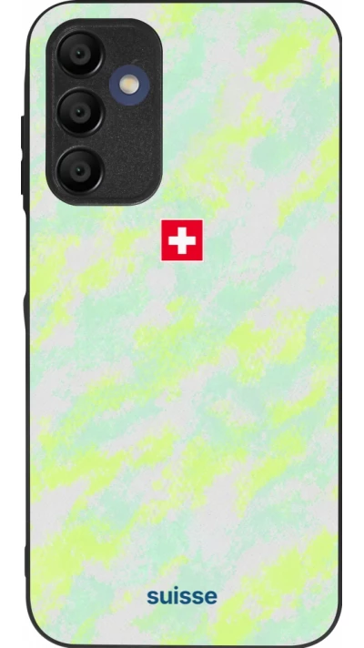 Coque Samsung Galaxy A15 - Silicone rigide noir Maillot de football Suisse Away 2026 personnalisable