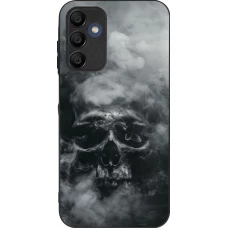 Samsung Galaxy A15 Case Hülle - Silikon schwarz Halloween 2024 smoky skull