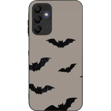 Coque Samsung Galaxy A15 - Silicone rigide noir Halloween 2026 Bats