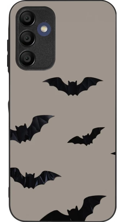 Coque Samsung Galaxy A15 - Silicone rigide noir Halloween 2026 Bats