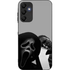 Coque Samsung Galaxy A15 - Silicone rigide noir Halloween 2026 Scream and Michael Myers