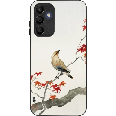 Coque Samsung Galaxy A15 - Silicone rigide noir Japanese Bird