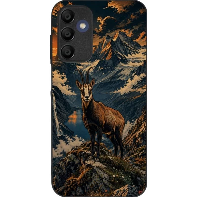 Coque Samsung Galaxy A15 - Silicone rigide noir Linocut Chamois