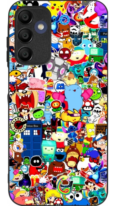 Samsung Galaxy A15 Case Hülle - Silikon schwarz Mixed cartoons