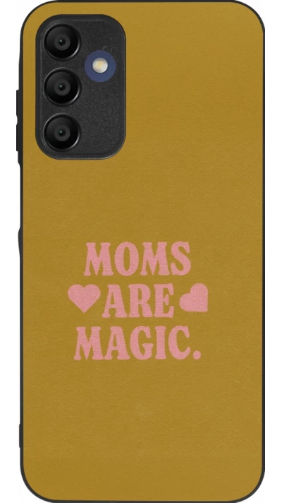 Samsung Galaxy A15 Case Hülle - Silikon schwarz Mom 2026 Are Magic