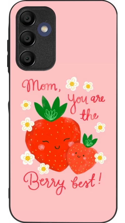 Samsung Galaxy A15 Case Hülle - Silikon schwarz Mom 2026 Berry best
