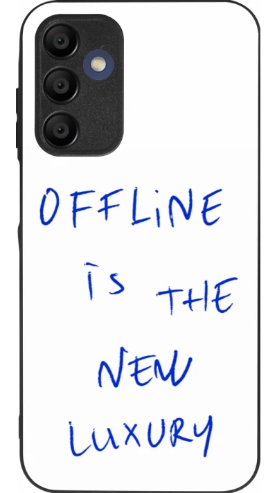 Samsung Galaxy A15 Case Hülle - Silikon schwarz Offline is the new luxury