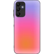 Coque Samsung Galaxy A15 - Silicone rigide noir Orange Pink Blue Gradient