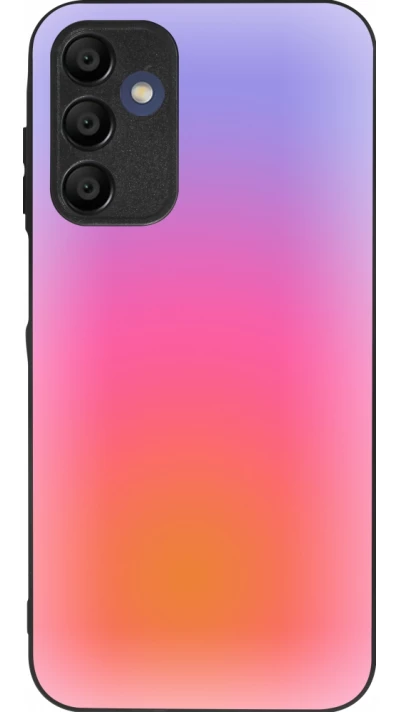Samsung Galaxy A15 Case Hülle - Silikon schwarz Orange Pink Blue Gradient