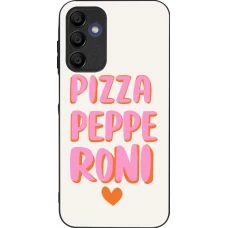 Coque Samsung Galaxy A15 - Silicone rigide noir Pizza pepperoni 2026