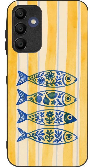 Coque Samsung Galaxy A15 - Silicone rigide noir Portuguese fish 2026