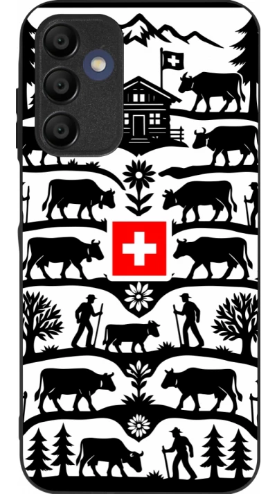 Coque Samsung Galaxy A15 - Silicone rigide noir Poya Suisse 3