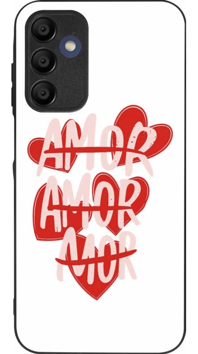 Coque Samsung Galaxy A15 - Silicone rigide noir Saint Valentines Day 26 Amor